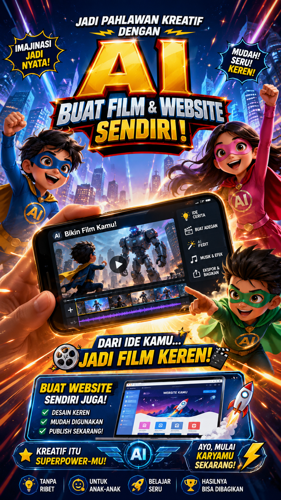 Poster Super Creator karya murid Level 1